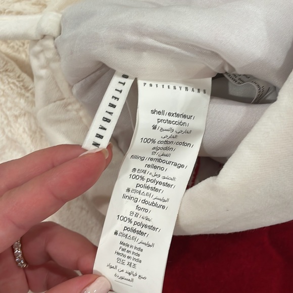 Pottery Barn Classic Velvet Large Stocking personalized with “Lauren” - Picture 3 of 7